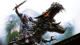 Giant robot creature swords mountain - two sword free wallpaper