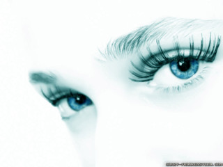 Woman eye long lashes black - a womans eye free wallpaper