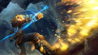 Character sword glowing light arm - huge free wallpaper for desktop