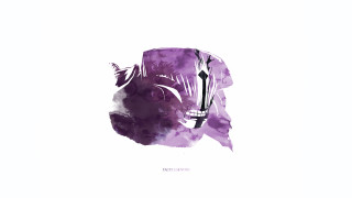 Purple black animal white background - figurativism free wallpaper