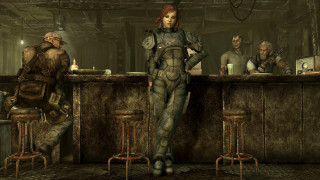 Eve ryder bar military armor - a man sitting free wallpaper