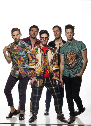 Group men standing white background 2 - free seasons wallpaper for mobile