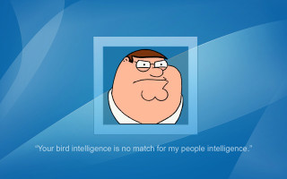 Cartoon character with glasses caption - brian fies free wallpaper