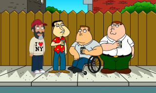 Cartoon man wheelchair group people - looking free wallpaper for desktop