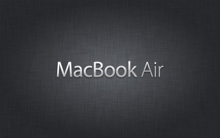 Macbook air logo dark background - airbrush free wallpaper