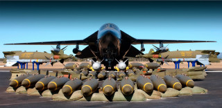 Jet airport runway bombs ground - great free wallpaper