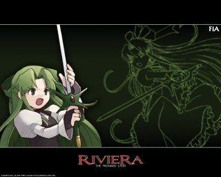 Girl holding sword demon behind - a girl holding free wallpaper