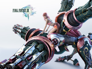 Woman riding robot dog another - final free wallpaper for desktop