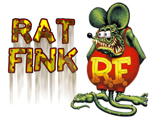 Rat fink pipe sign chest - ed roth free wallpaper
