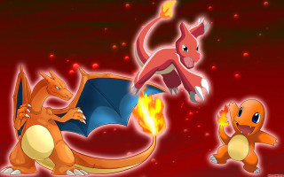 Pokemon fireball night red background - a fireball free wallpaper