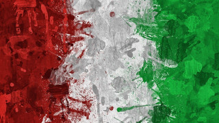 Italy flag wall paint splatters 2 - correggio free wallpaper