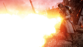 Man trench coat gun flame - cryengine free wallpaper for desktop