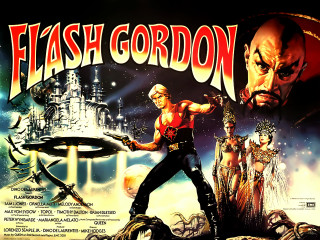 Man woman gun robot action - retrofuturism free wallpaper