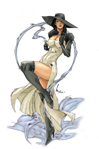 Woman witch costume hat boots - a hat free wallpaper for mobile