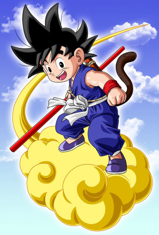 Cartoon character flying sword cloud 2 - akira toriyama free wallpaper for mobile