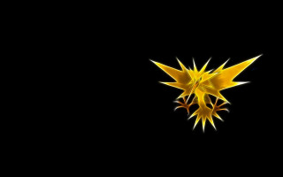 Yellow pokemon wallpaper black background 3 - back side free wallpaper