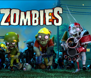Zombies group people field sign - zombie free wallpaper