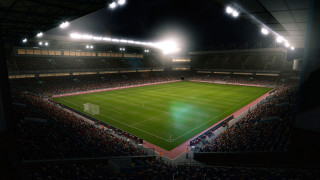 Stadium night field crowd bright - realistic lighting free wallpaper