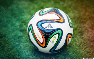 Soccer ball colorful design grass - alain tasso free wallpaper