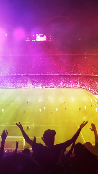 Crowd soccer game stadium hands - the field free wallpaper for mobile