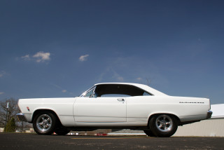 White car parking lot building 8 - clean line free wallpaper