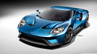 Blue sports car digital rendering - nice free wallpaper