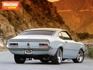 White mustang parked road mountain - m free wallpaper