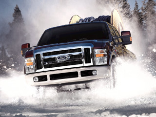 Truck surfboard snow covered ground - a truck free wallpaper for desktop