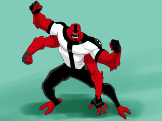 Cartoon man red black outfit - benjamin marra free wallpaper
