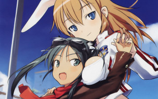 Anime characters street sign sky - socialist free wallpaper