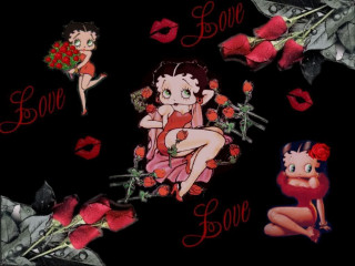Girl roses boy doll love - the picture free wallpaper