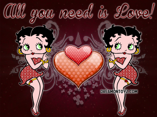 Love cartoon girls heart fireworks - love free wallpaper