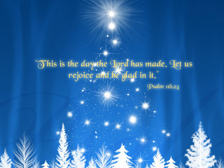 Christmas tree quote blue background - a christmas tree free wallpaper