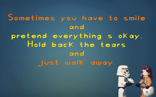 Star wars stormtrooper parody blue - anne stokes free wallpaper