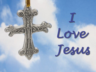 Cross chain sky clouds love - jesus free wallpaper for desktop