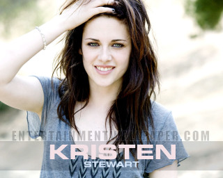 Woman smiling wind hair tachisme - gray free wallpaper for desktop