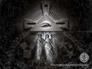 Black white women cross eye - a cross free wallpaper