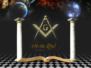 Masonic bookmark star illusionism abstract - occult free wallpaper