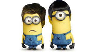 Minions sad frowning couple character - sad free wallpaper