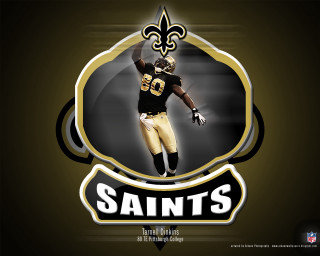 New orleans saints football player - his hands in free wallpaper