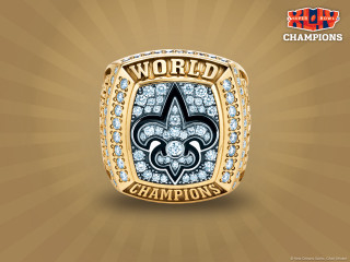 New orleans saints world champs - a gold background free wallpaper