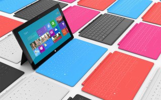 Tablet keyboard colorful display product - a tablet free wallpaper