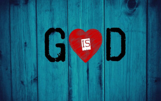 Heart god paper middle picture - letterism free wallpaper