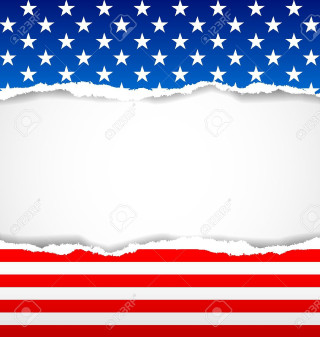 Torn american flag stars stripes - american scene painting free wallpaper for tablet
