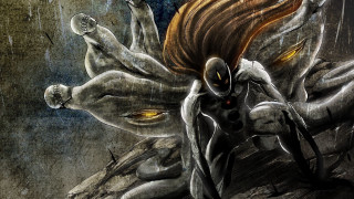 Woman long hair demon hair - two other woman free wallpaper