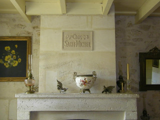 Fireplace vase mirror painting chandelier - a fireplace free wallpaper