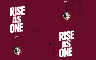 Rise as one logos wall - different logo free wallpaper