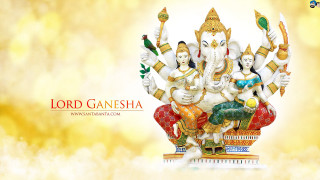 Ganesha statue women bird yellow - figurine free wallpaper for desktop