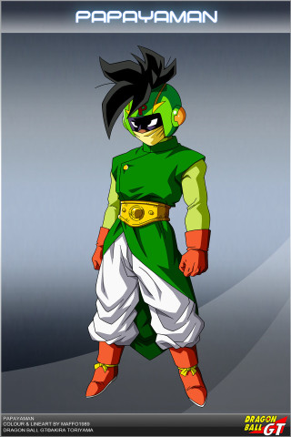 Cartoon character green outfit yellow 2 - his waist free wallpaper