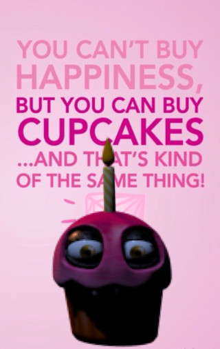 Cupcake candle quote above it - a quote above free wallpaper for mobile